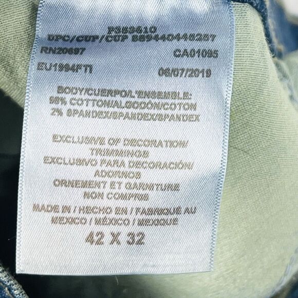 Dickies Carpenter Jeans Mens 42x32 Utility Workwear Straight Fit Hammer Loop - Picture 12 of 14